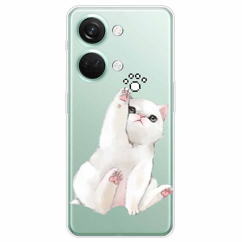 For One Plus Nord 3 5G Case TPU Soft Clear Owl Dog Transparent Funda For Oneplus Nord 3 2023 Silicone Slim Shell 1 + Nord3 Capa