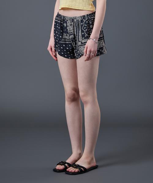 Sitipabjeu [Cp] Cooling Airy Bohemian Round Dry Shorts [Navy] Shorts Ver.