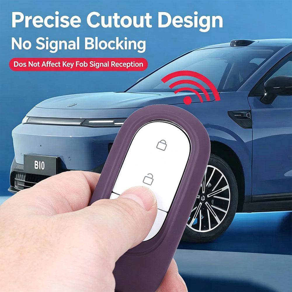 For Leapmotor B10/B01/B03X/B05 Car Card Key case Protective Shell Silicone/ABS Fully Transparent Full Package Car Accessories
