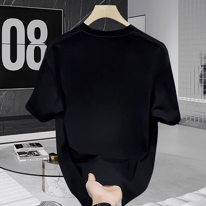 Amerikanische Trendmarke Reines Baumwoll Herren Kurzarm T-Shirt Trendiges Lässiges Rundhals T-Shirt für Herren und Damen Herren