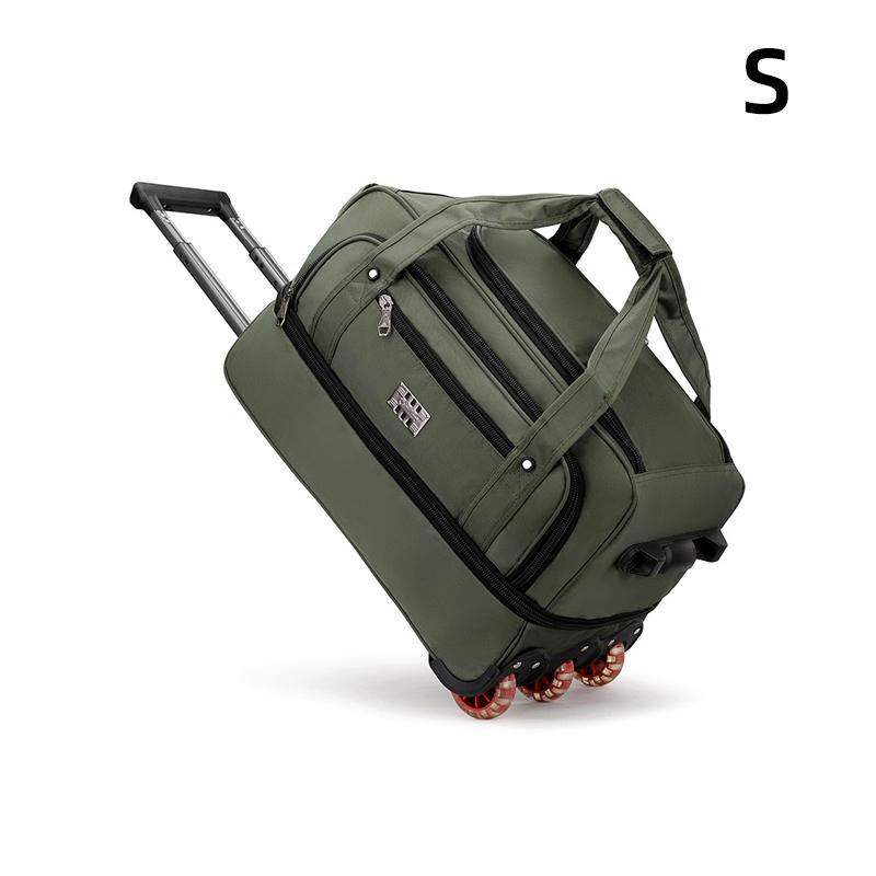 Reisetasche mit Rollen aus Oxford-Stoff, extragroß, faltbar, Reisetasche mit Rollen, Unisex, Reise-Aufbewahrungstasche