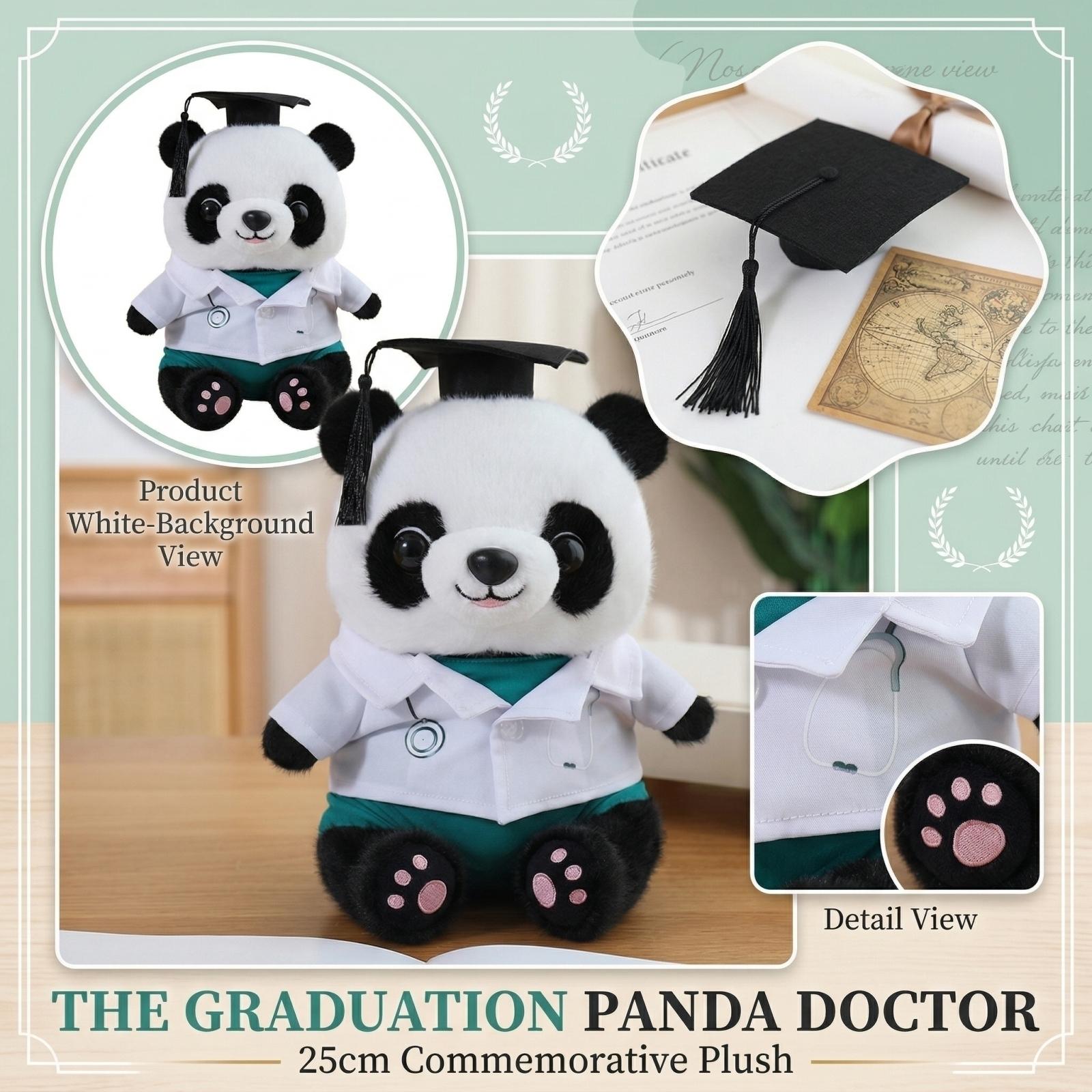 

Dr. Bear Graduation Gift Doll, Student Commemorative Doll зелёный