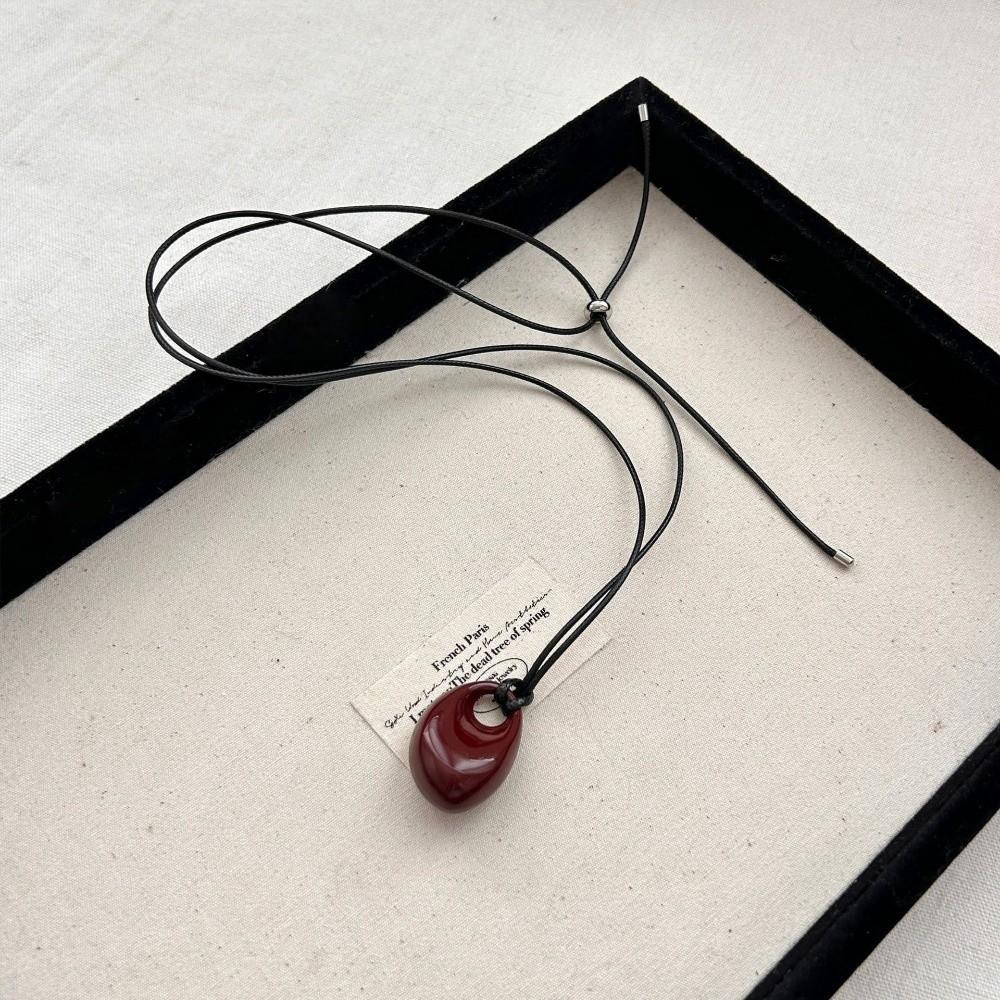 Unregelmäßiges Design Anhänger Halskette Verstellbare Länge Schlüsselbein Kette Vintage Halskette Für Frauen