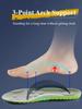 4D Latex Sports Shoes Insoles Super Soft High Elasticity Shoe Pads Anti-pain Deodorant Cushion Arch Support Foot Insole 1 Pair