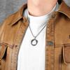 Triple Dragon Ring Amulet Men Necklaces Stainless Steel Pendant Chain Women Fashion Jewelry New In Accessories Gifts