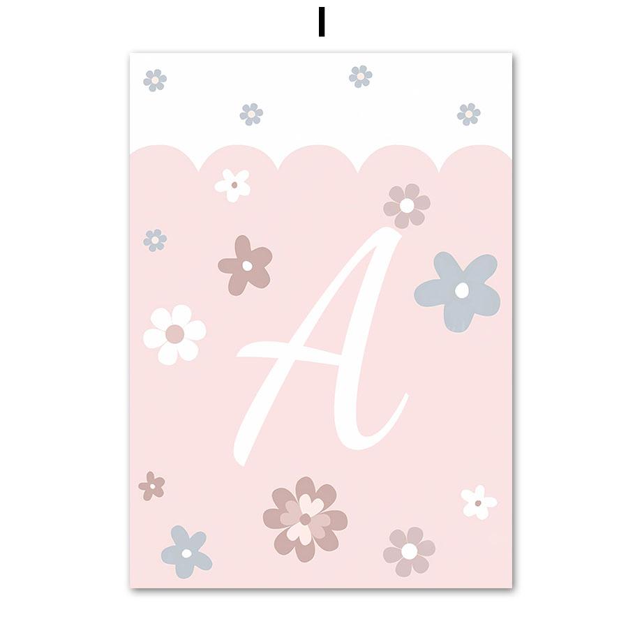 Boho Rabbit Flower Sun Rainbow Nursery Wall Art Canvas Painting Nordic Posters And Prints Pictures Baby Kids Room Bedroom Decor