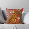 Tiger Folk Art Throw Cushions & Pillows Without Core