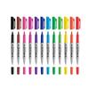 Taiwan Lion Double Head Oil Color Marker Waterproof Quick-Drying Art Painting Graffiti Stroke Marker Hook Pen