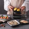 Japanese Style Ceramic Condiment Dish Set