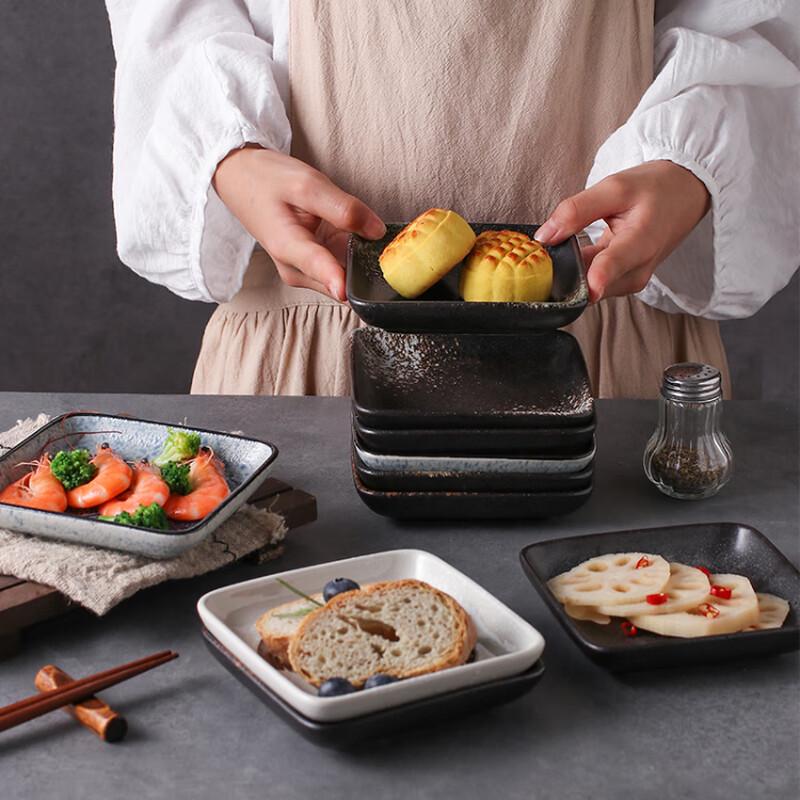 Japanese Style Ceramic Condiment Dish Set