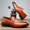 Fashion New Men‘s Crocodile Pattern Patent Leather Driving Shoes Comfortable Wedding Dress Prom Formal Footwear Zapatos Hombre