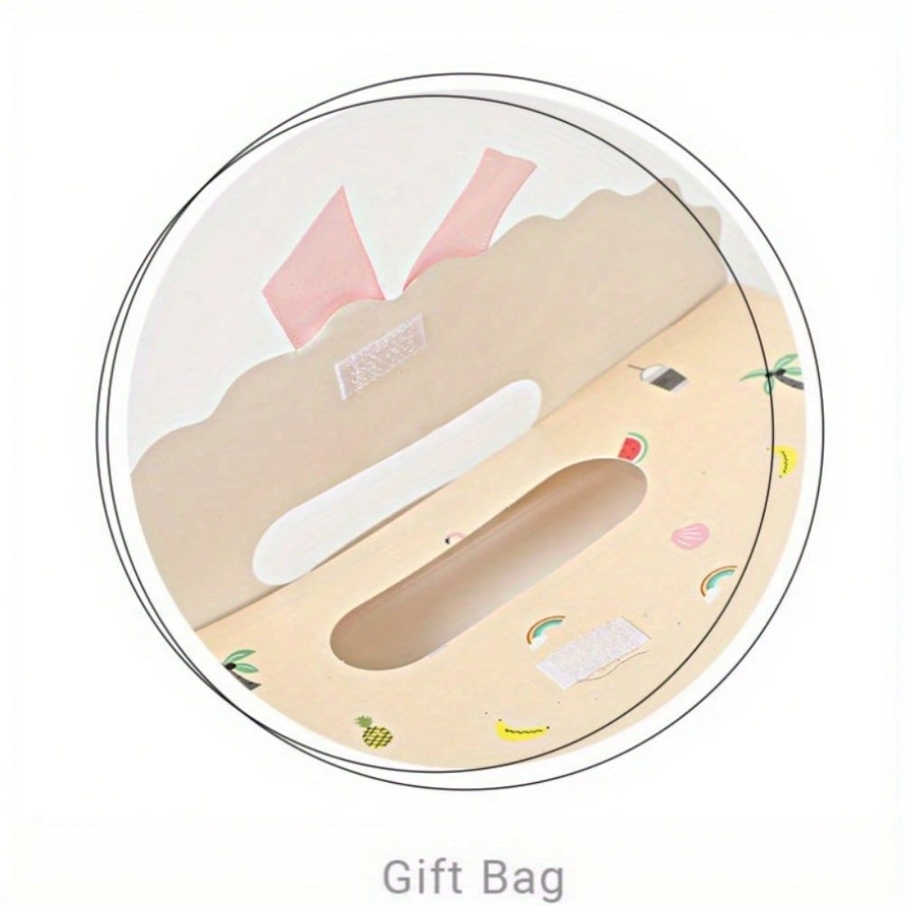 10 Pcs Gift Paper Handbag Small Bag Flip, Small Packaging Exquisite Gift Bag, Three Sizes Available