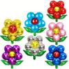 10Pcs 18Inch Flower Foil Balloons Leaf Flower Baloon Birthday Party Wedding Decorations Party Suplies