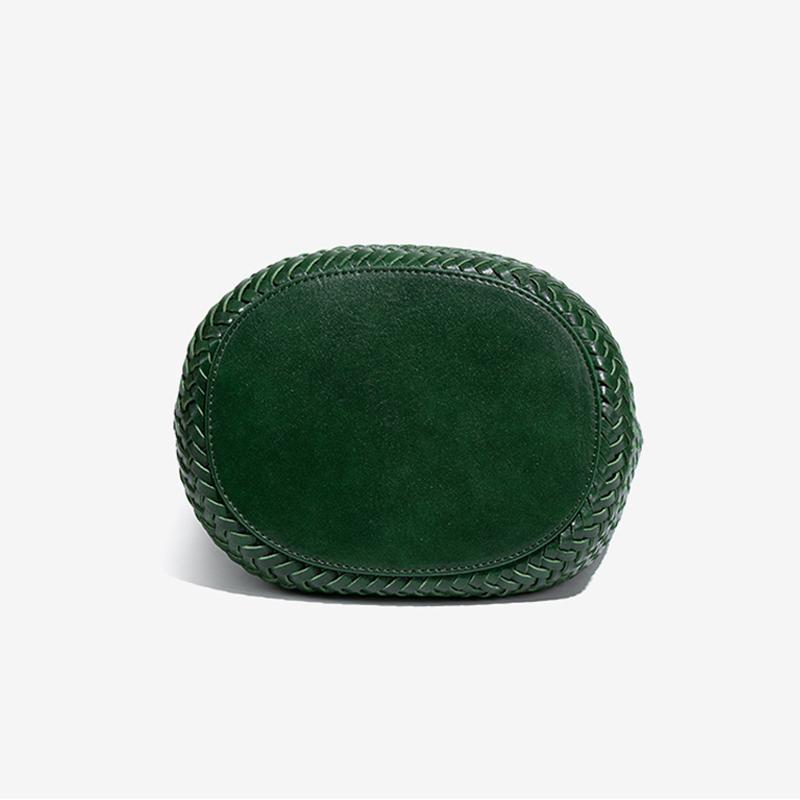 2025 Neue Handgemachte Häkeltasche Mode Bucket Bag Lässige Umhängetasche für Damen Gewebte Geldbörse