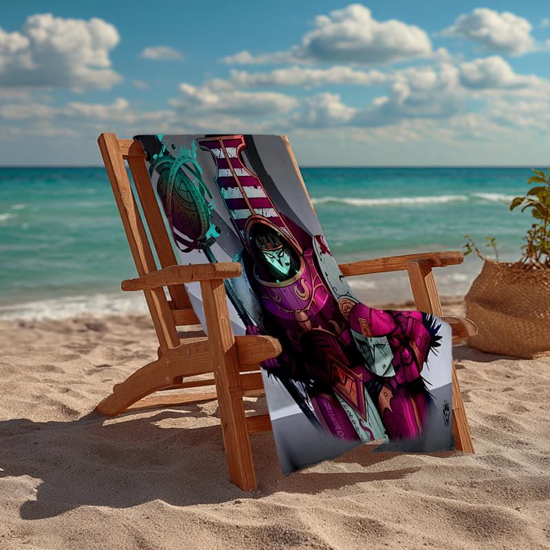 Warhammer Fashion Beach Towel: Ideal for Summer Adventures Soft, Absorbent and Quick Drying Suitable for Swimming and Bathing