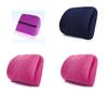 Memory Foam Lumbar Support Pillow With Plush Cover For Office Chair And Bed