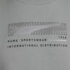 Puma Sweatshirts Men's Gray Green Crew Neck Moderate Regular 530291-49