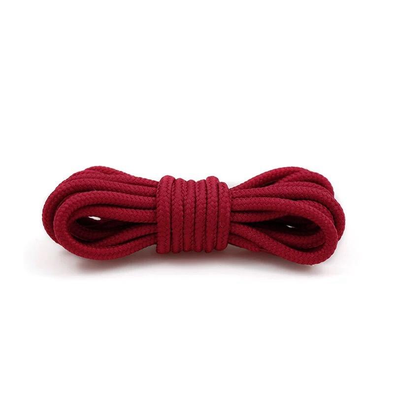1Pair 21 Color Round Shoelaces Polyester Solid Classic Shoe laces Boots Sneakers Shoelace strings 90cm 120cm 150cm length