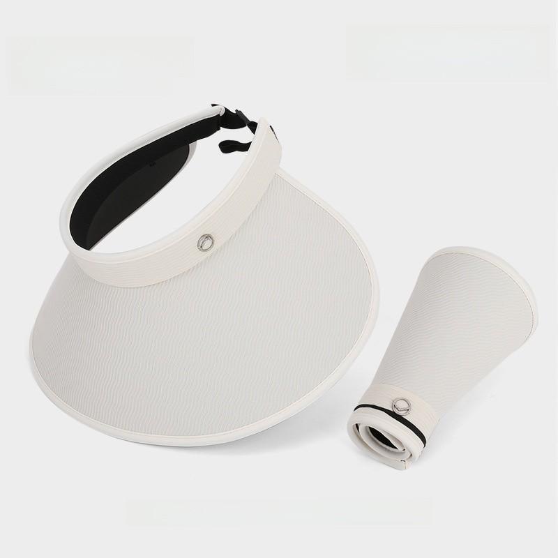 Polyester Sun Hat With Large Brim And Wraparound Flap For Outdoor Summer Sun Protection