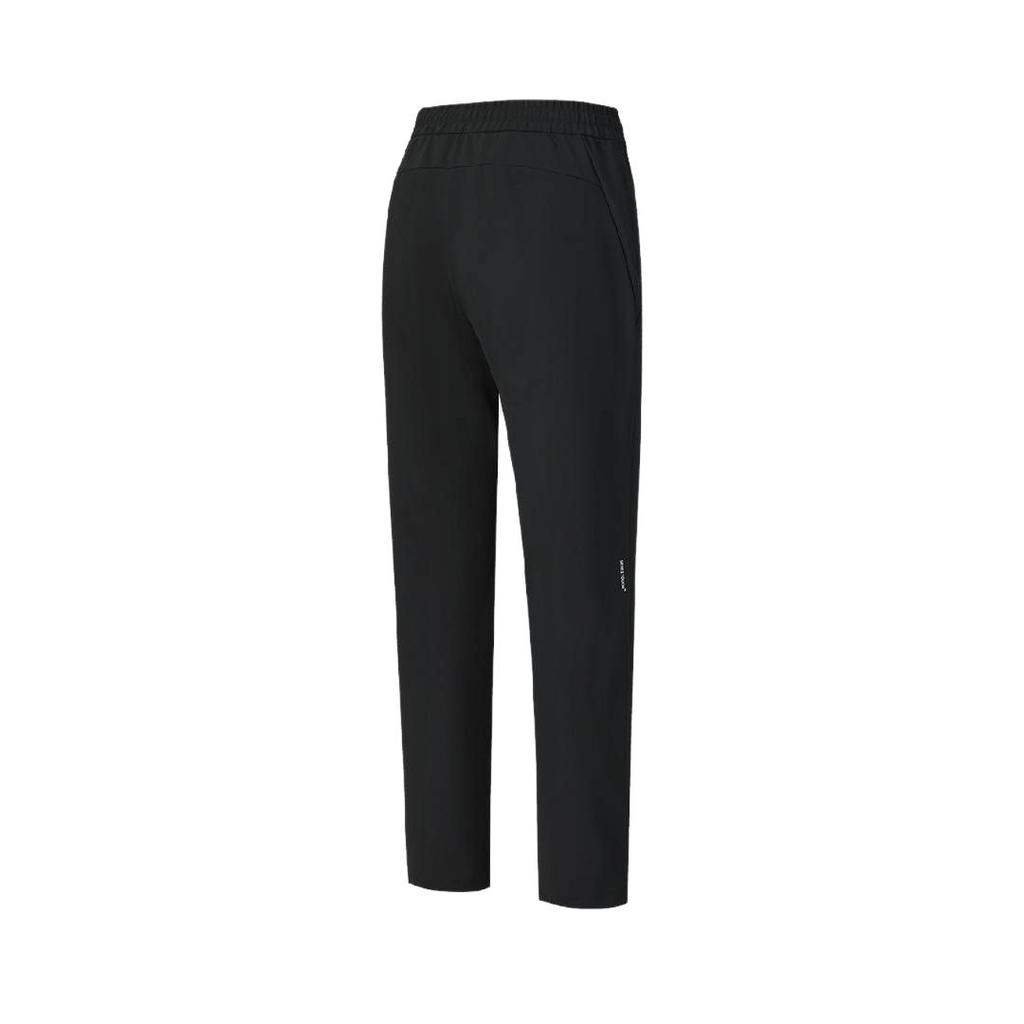 FILA Fitness Solid Color Mid Waist Elastic Knitted Sports Pants Women bottoms A11W621604F-BK