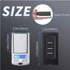 Mini Electronic Digital Pocket Scale 200/100g 0.01g Key Style Portable Precision Weighing LCD Backlit Display For Jewelry