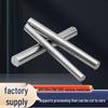 304 Stainless Steel Bright Round Bar - Solid Linear Shaft with Zero Cut Processing, Free Shipping