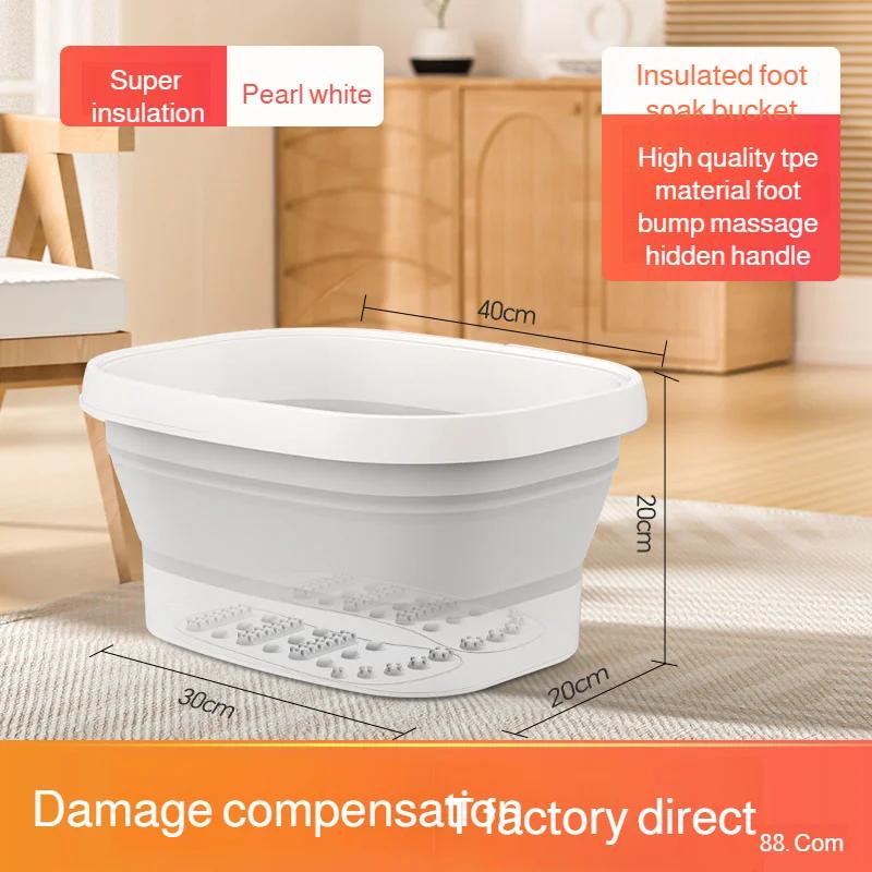 

Folding foot bath bucket Portable Automatic Home electric massage foot bath Heating and constant temperature fully automatic