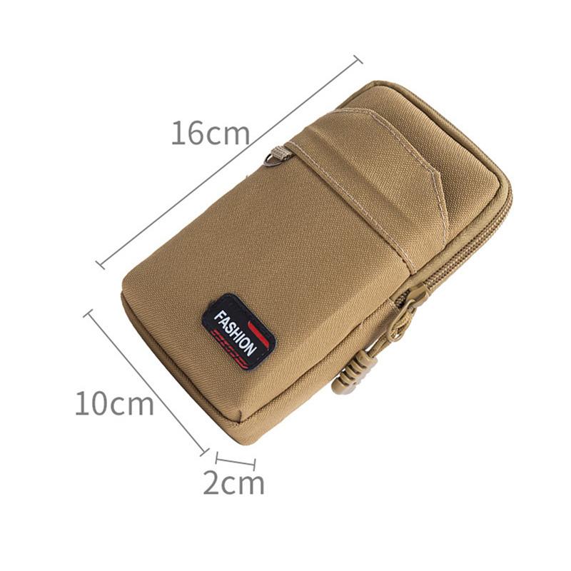 Nylon Bag Outdoor Molle Waist Fanny Pack Men Phone Pouch Camping Hunting Waist Bag Gear Purses