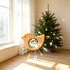 1/3Pcs Rustic Wooden Bird Sun Catcher  Prism Rainbow Window Hanging Suncatcher For Garden Home Decor Bird Lover Gift