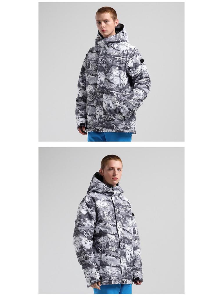 Men's Waterproof Ski Suit: Windproof Snowboard Jacket & Pants Set