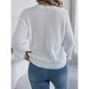 GMXIA Autumn and Winter Casual Valentine's Day Color-blocking Heart LOVE Long-sleeved Pullover Sweater Women's Wear