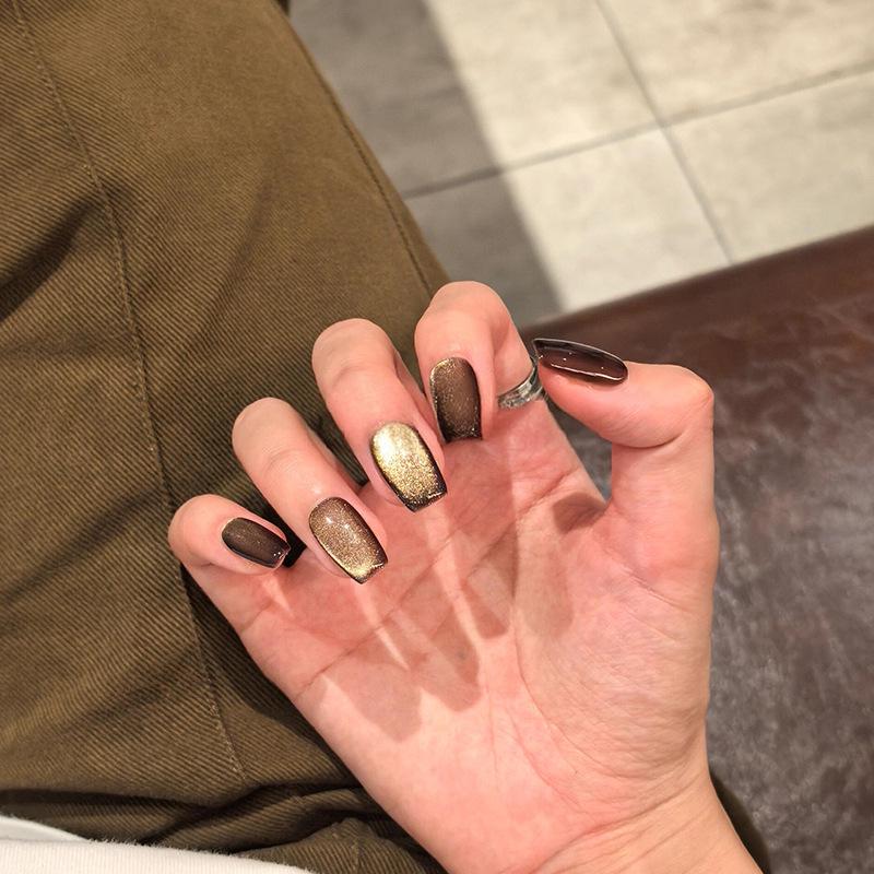 

Luxury Autumn/Winter Cat Eye Flash Armor Nail Art Patch