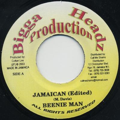 7inch Record BEENIE MAN - Jamaican NONE Bigga Headz Pro 2003 Jamaica Reggae, Ska & Dub Used