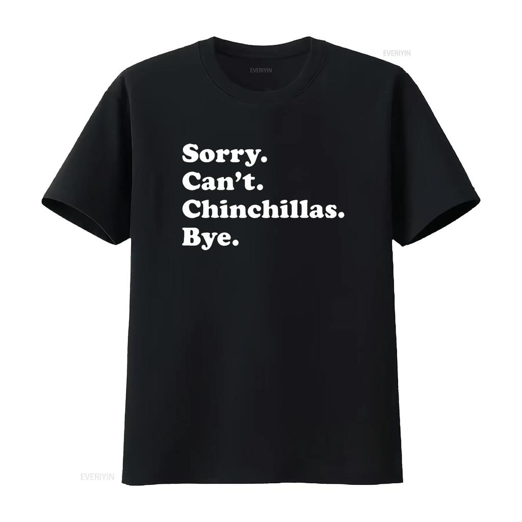 Funny Chinchilla For Unisex Or Girls T Shirt Vintage Washed Graphic Soft Stretched Breathable Fashion Designer Clothes