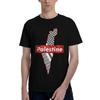 Palestine Flag Gaza T Shirts Unisex Pure Cotton Vintage TShirt Round Collar Tees Short Sleeve Tops Summer