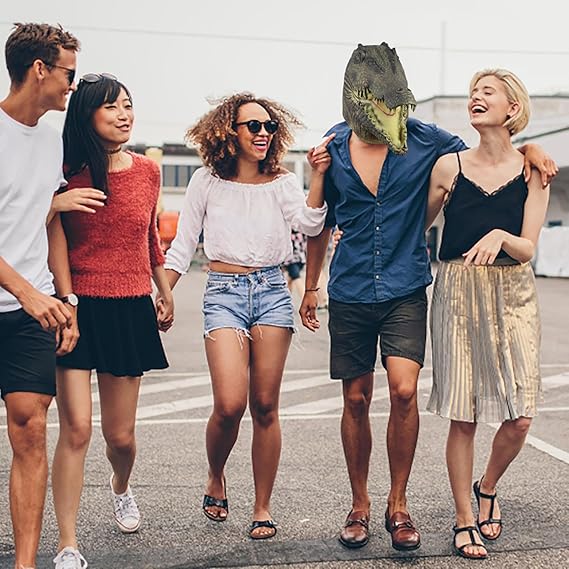 Fierce Animal Crocodile Latex Mask, Scary Party Props