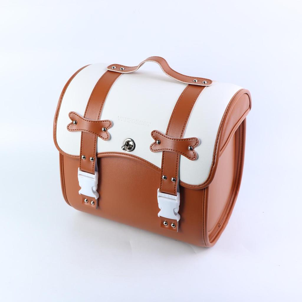 Retro Backrest Rear Hanging Bag for Electric Scooters and Bikes