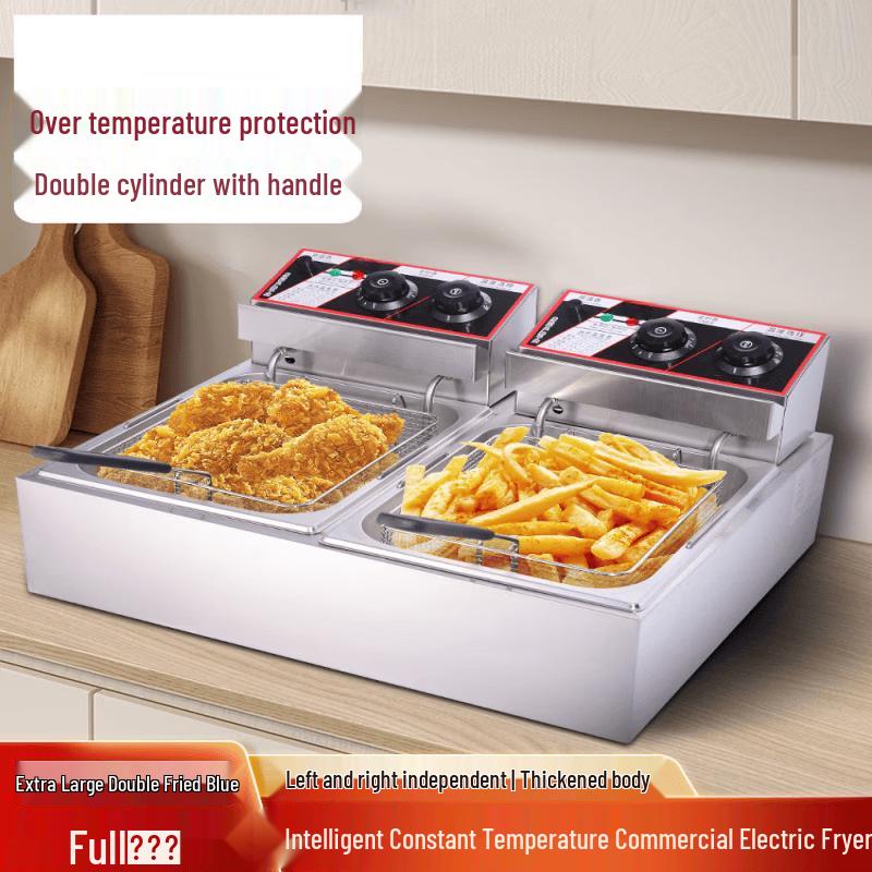 JPHZNB Commercial Double Electric Fryer