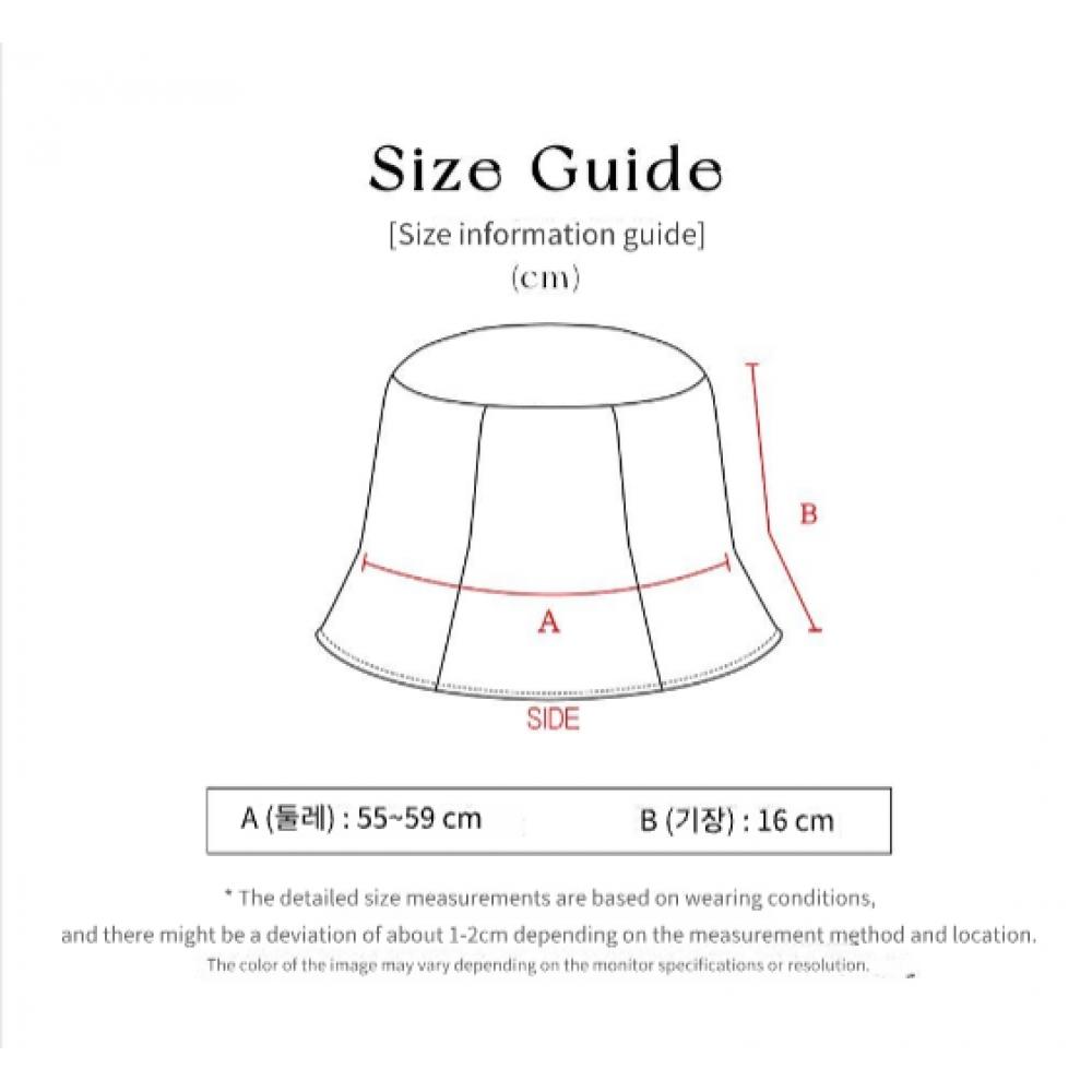 Allincomplete Pearl Crinkle Bucket Hat White