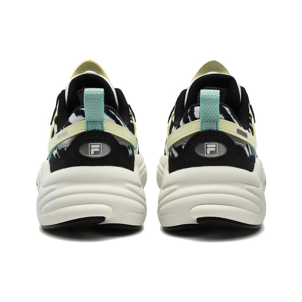 FILA Women's Uprising White Black Low Top Platform Retro Casual Sneakers F12W332119FBW