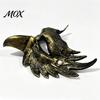 Goldene Vogel-Gesichtsmaske Halloween Adler Halbmaske, Vintage Gold Venezianische Maskenball-Party Gothic Cosplay Requisiten Retro Schwarz