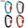 Accesorii în formă de D Carabinier profesional Securitate Master Lock Echipament de protecție pentru alpinism Cârlige pentru chei de alpinism