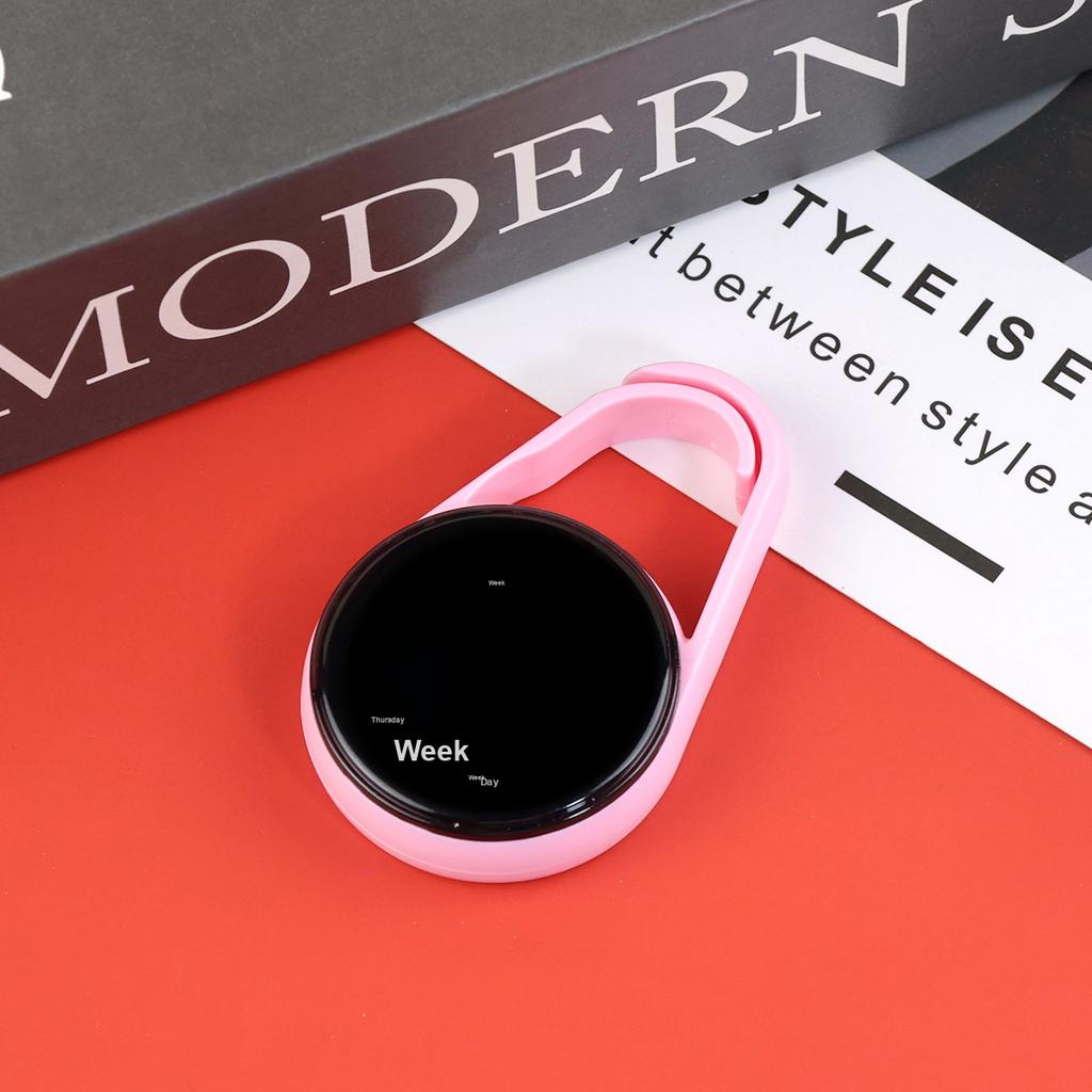 New Fashion LED Mini Electronic Watch Student Exam Special Waterproof Keychain Flashlight Strap Week Display