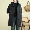 Winter Plus Size Hooded Mid-length Cotton-padded Jacket, Fashion Cotton-padded Jacket, Loose Western Style, All-match Ladies