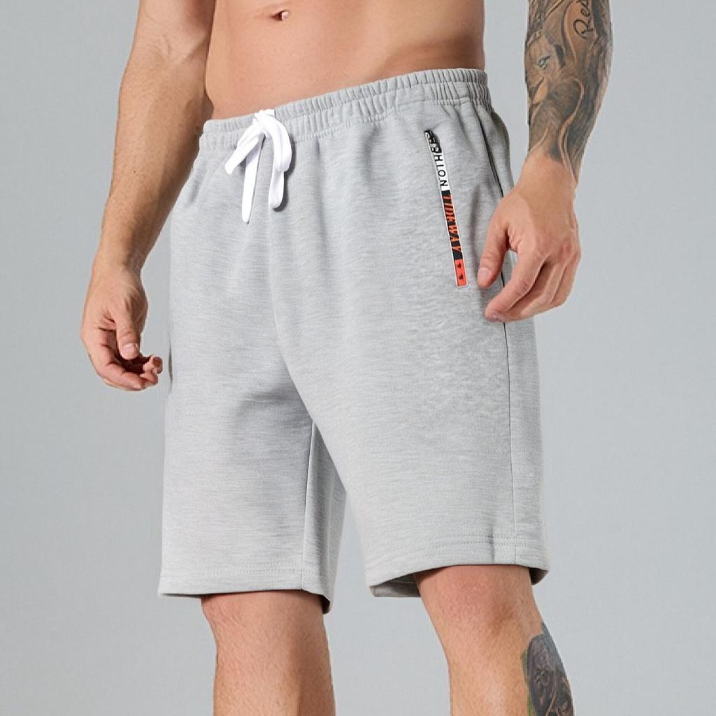 Shorts de Sport d'Été pour Homme Vêtements de Sport Frais Shorts de Course Bas Casual Salle de Sport Fitness Entraînement Jogging Pantalon Court Homme Noir Gris