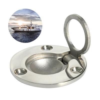 Door Knob Handle Pull Ring Stainless Marine Boat Caravan Deck Hatch Flush Pull Lift Handle Furniture Cabinet Pull Handle