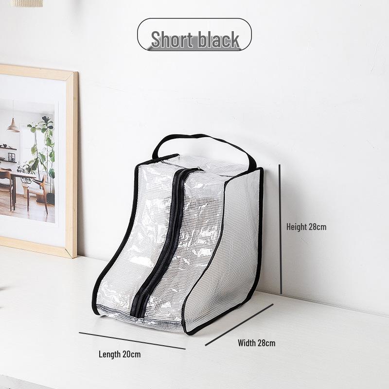 Transparent Moisture-Proof Shoe Dust Cover for Long and Short Boots