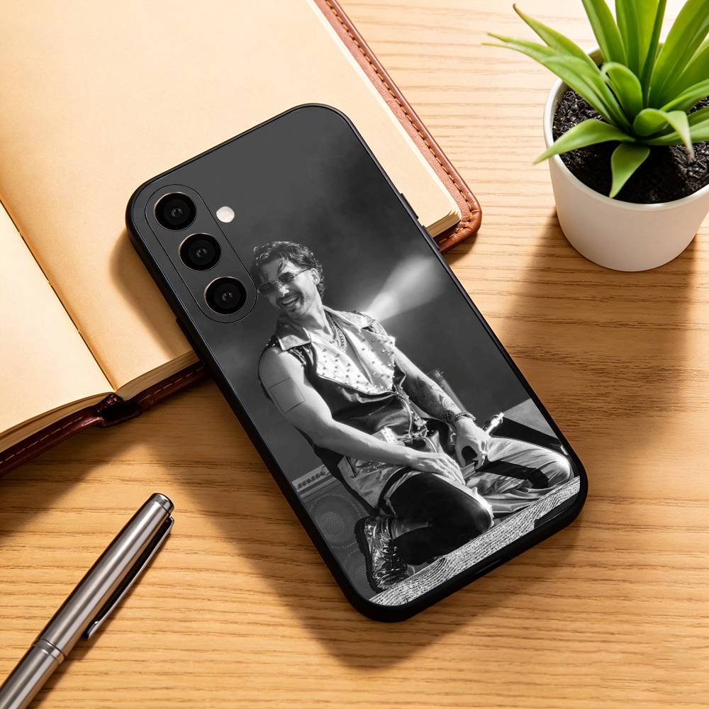 

Charly F-Flow Phone Case For Samsung Galaxy A73,A72,A71,A70,A53,A52,A51,Soft Silicone Black Cover Samsung a12