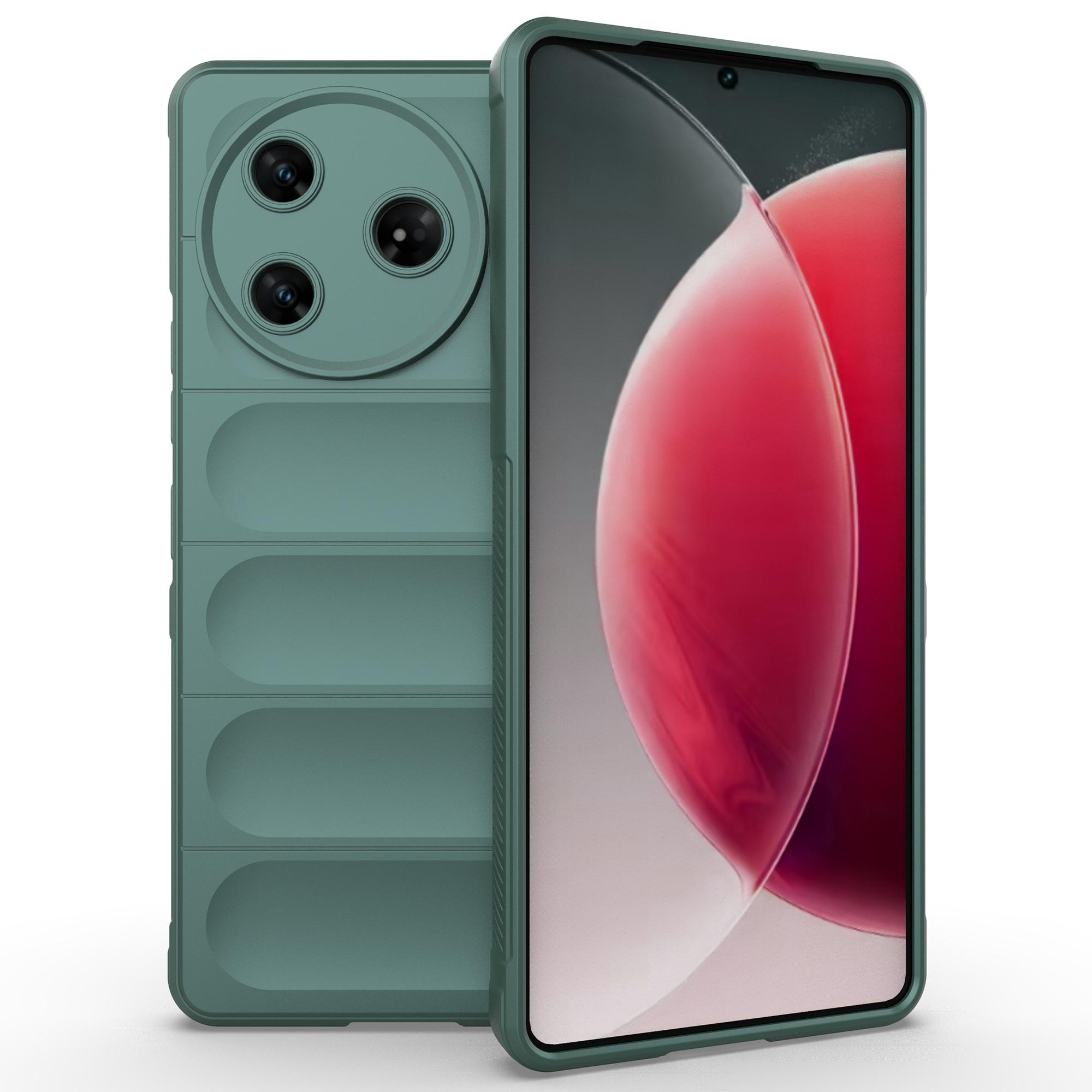 

For TECNO Camon 30 Pro 5G Case Anti-Drop Soft TPU Rugged Phone Back Cover Green