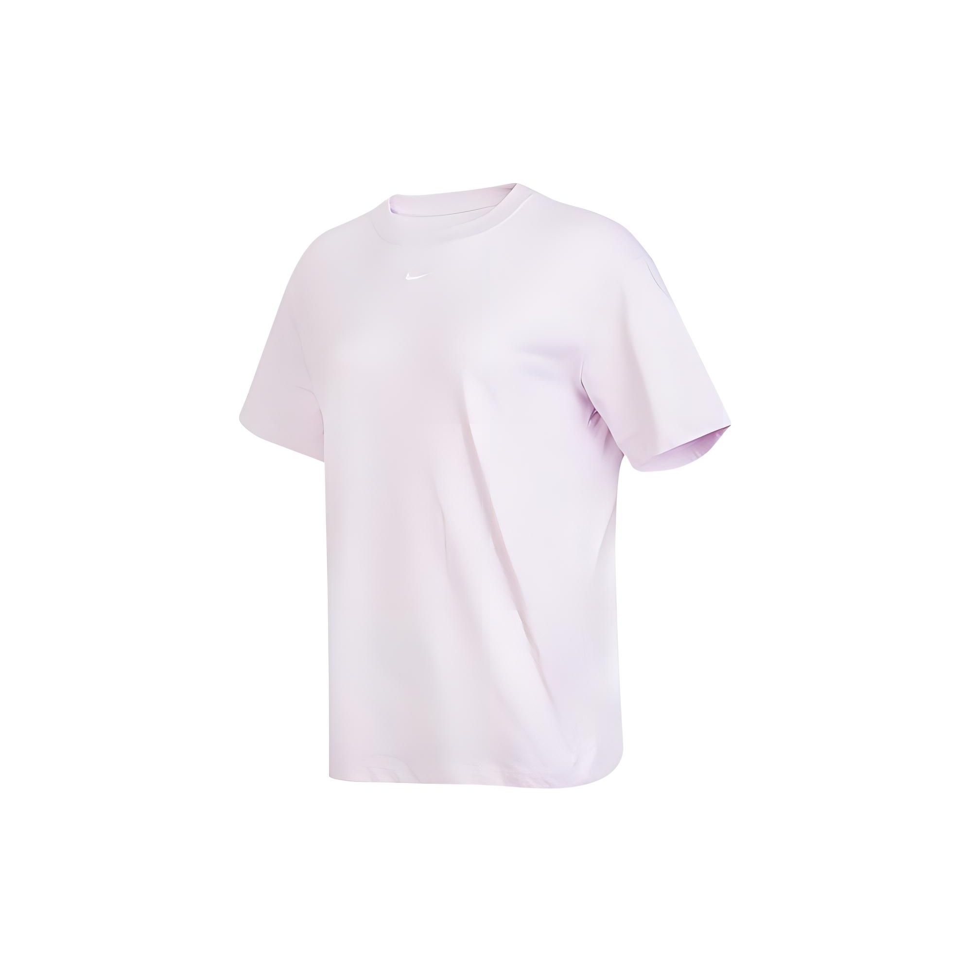 

Футболка Nike Sportswear Essential Logo Solid Color Crew Neck Pullover Drop Shoulder T-Shirt Women T-Shirt Purple DN5698-530 L